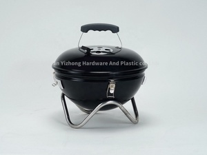Round <strong>Kettle</strong> Outdoor Charcoal Grill Portable <strong>Barbeque</strong> Camping Picnic Tool BBQ Grill - Product Image 2