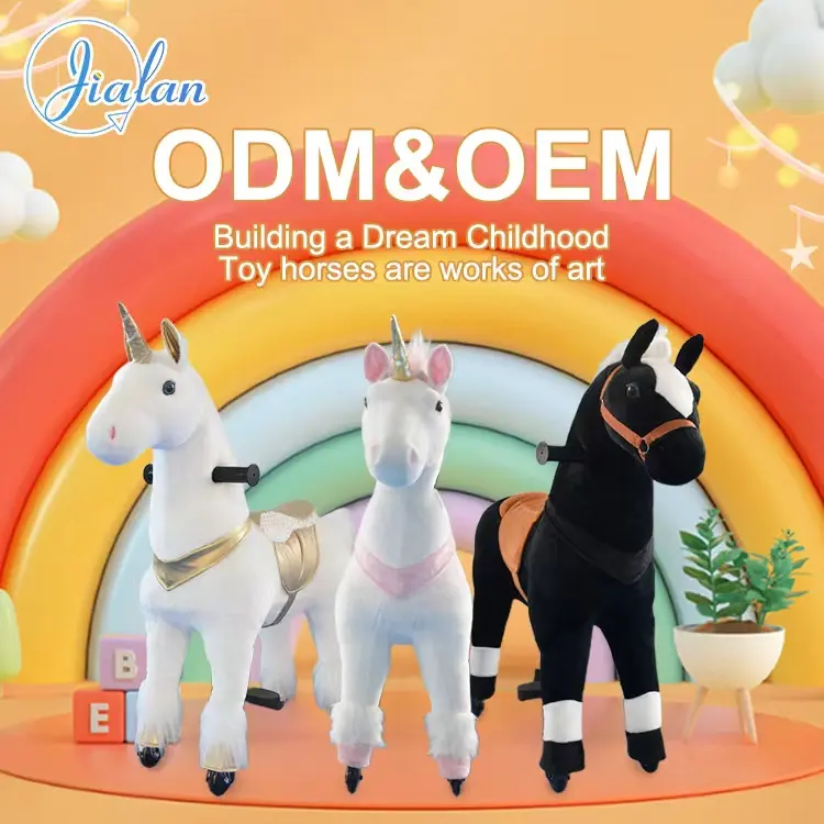 Dalian Animal Mechanical walking a horse Toys/Plush a Ride On Animals Toy pony riding animal pony (EN71&ASTM&CE,Pass!)