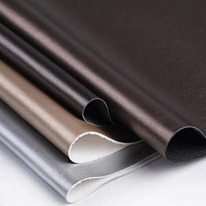 पुनर्नवीनीकरण परिधान डिजाइनर नकली चमड़े की शीट pvc धातु सिंथेटिक मुद्रित प्रतिबिंब सामग्री कपड़े छिद्रित fax चमड़े - Product Image 6
