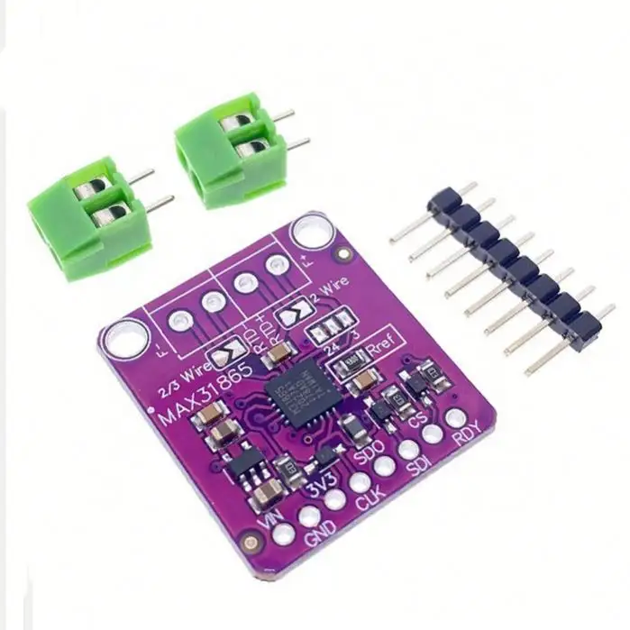 MAX31865 PT100 PT1000 RTD-to-디지털 컨버터 보드 온도 열전대 센서 앰프 모듈
