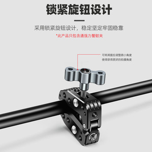 Cavix Metal <b>C</b> Clamp <b>Table</b> Tripod Mount Aluminum Alloy Knob Lock Portable Digital Camera Accessory - Product Image 2