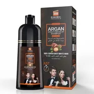 Wholesale Professional ODM Hair Dye Supplier Argan Speedy Hair Color Shampoo Hair Dye Shampoo For Grey Coverage