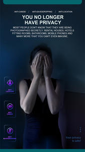 Détecteur de caméra X13 anti-espionnage et anti-pistage avec balayage infrarouge pour caméras cachées d'hôtel - Product Image 5