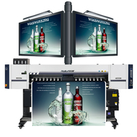 Machine d'imprimante de peinture de toile de bâche 1.8m imprimantes éco-solvants grand Format I3200 pour l'impression de vinyle de bannière de panneau d'affichage