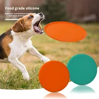 Nouvel animal de compagnie en silicone écologique pour les flotteurs de jouets de chien de plage pliables et résistant aux morsures pour les jeux en plein air