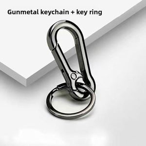 Keychain Zinc Alloy Car <b>Ring</b> High-Grade Men's Women's Creative Waist Key Buckle Safety Anti-Lost Factory Direct Sales - Product Image 4