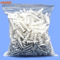 ELEHK Ancrage pour plaques de plâtre en nylon auto-forant Ancrage pour plaques de plâtre Ancrages pour cloisons sèches en nylon de qualité supérieure