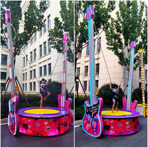 Manège pour enfants, trampolines pas chers, trampoline extérieur et intérieur, trampoline de saut à l'élastique avec lumières colorées, prix d'usine - Product Image 3