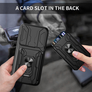 Funda Protectora para Teléfono con Ranura para Tarjetas, Ventana Deslizante para Protección de la Lente, Soporte Magnético, Resistente a Golpes para <span class=keywords><strong>Oppo</strong></span> <span class=keywords><strong>Find</strong></span> X9 Pro/X9/X8 Pro - Product Image 5