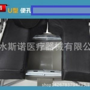 High Back Folding Semi <b>Reclining</b> Wheelchair With Commode Lightweight Steel Tube Manual Wheelchair For Elderly And Disabled - Product Image 2