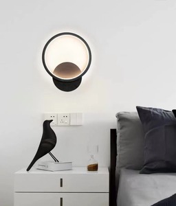 Luz LED de pared moderna, accesorio de iluminación interior, de arte del hierro para lámparas de pared sala de estar, pasillo, escaleras, decoración sencilla para el hogar - Product Image 1