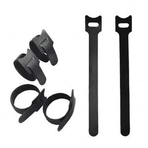 Bridas de nailon negras al por mayor de fábrica, 150 mm, autoblocantes, de gancho y bucle, 12 mm de ancho, reutilizables - Product Image 5