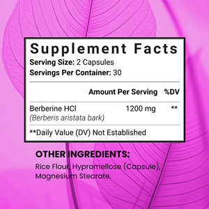 High Quality Berberine Capsules with Berberine HCI Promote Heart Health Metabolic Support Helps with Management Capsules - Product Image 3