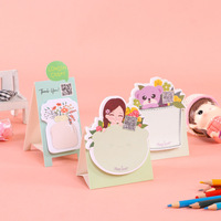 3D Private Label Individuelles Geschenk Niedliches Haftnotizbuch Schreibwaren Cartoon Post-it 3D Haftnotizen
