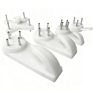 <b>Frame</b> Creator Traceless Wall Hooks Plastic Single Hook 10-15kg Load Capacity <b>For</b> <b>Cross</b> <b>Stitch</b> Oil Painting Photo <b>Frame</b> - Product Image 1