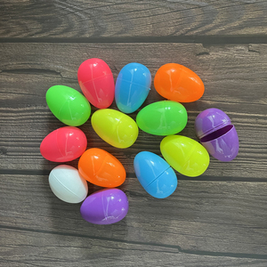 Vente en gros, vente chaude, œufs <span class=keywords><strong>de</strong></span> Pâques en plastique ouvrables <span class=keywords><strong>de</strong></span> 6 cm, couleur, pour la décoration <span class=keywords><strong>de</strong></span> Pâques DIY des enfants - Product Image 4