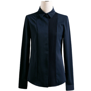 Herbst-Neuheiten: Professionelle Kleidung, formelle Anzüge, Hotel-Hosenanzüge, Unterhemden, Arbeitskleidung, Chiffonblusen, Weiß, Damen - Product Image 5