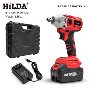 Hilda 21V Rechargeable 3.0Ah Li-ion Battery Cordless <b>Torque</b> Screwdriver Kits Brushless Impact Wrench <b>Set</b> for Repair Use PG4541 B - Product Image 3