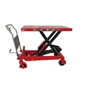2020 Chinese Newest Foldable Type Mobile Hand Trolley Scissor Lift For Sale