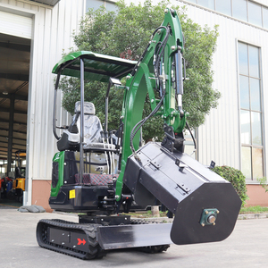 Miễn phí vận chuyển Euro 5 động cơ bánh xích máy xúc 1.8 tấn thủy lực mini Thumb Clip Digger cảnh quan cao su theo dõi mini Bagger - Product Image 2