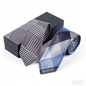 <span class=keywords><strong>Cravate</strong></span> décontractée en polyester tissé unie pour homme avec logo personnalisé, séchage rapide, à prix abordable, idéale pour les mariages et la vente en gros - Product Image 4