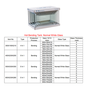 Harga pabrik kaca lengkung panas akuarium ruang tamu ikan mas <span class=keywords><strong>Betta</strong></span> ekologi tangki ikan polos - Product Image 3