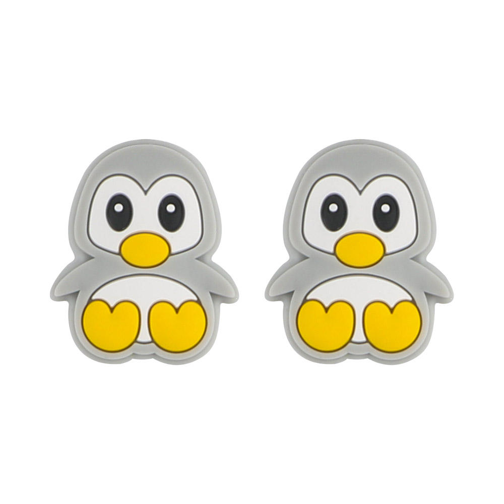 Penguin Focal bead Light Gray SA225