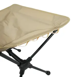 Ao ar livre Ultra Light Beach Chair Camping Pesca Stool Sketching Camping Liga de alumínio Cadeira de lua pólo duplo infantil