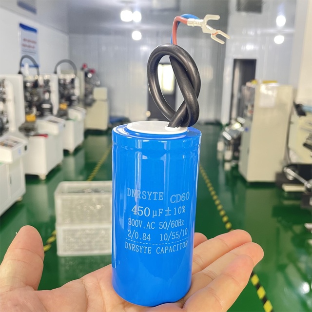 CD60 motor starting capacitor 450V AC 150uf 200uf 250uf 300uf 400uf 500uf washing machine electric pump starting air compressor