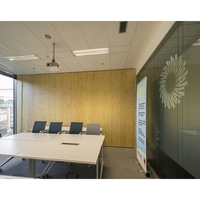 Cloisons de bureau pour intérieur temporaire acoustique insonorisé diviseur opérationnel cloison coulissante pliante système de mur mobile en bois