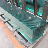Verre trempé 4mm 5mm 6mm pour étagères en verre et cloison de salle de douche