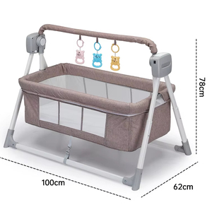 Cuna de Lujo Mastela, Silla Mecedora Eléctrica para Bebés, Columpio y Balanceador Cómodo para Recién Nacidos, Cama Mecedora con Control Remoto - Product Image 3