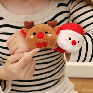 All'ingrosso babbo <span class=keywords><strong>natale</strong></span> Papa cerchio pupazzo di neve inverno accessori caldi per le vacanze auguri di <span class=keywords><strong>natale</strong></span> peluche - Product Image 6