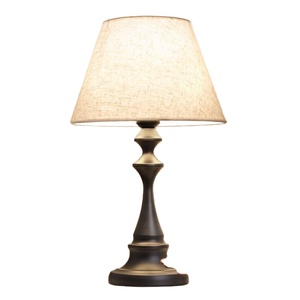 Lampe de chevet de style nordique pour chambre à coucher, avec interrupteur à intensité variable, lumière blanche chaude, veilleuse pour salon - Product Image 1