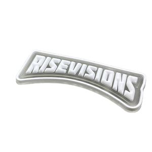 Étiquette en PVC souple avec logo 3D gaufré, patch en caoutchouc, personnalisable OEM/ODM, écologique, style thermocollant pour vêtements, accessoires de chapeau principaux, forme irrégulière - Product Image 2