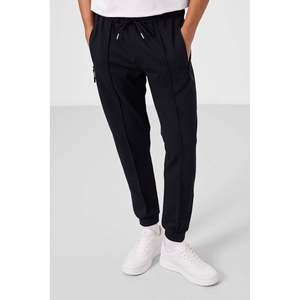 Pantalones Deportivos Azul Marino para Hombre, Cintura Elástica, Tela Transpirable Informal - Product Image 6