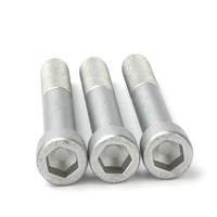 Vis à tête cylindrique à six pans creux moletée en acier allié DIN 912 Grade 10.9 avec revêtement Dacromet