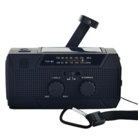 Radio de Emergencia Solar de Alta Resistencia con Batería de Respaldo de 5000mAh, Plástico ABS y Sirena SOS para Regalos Corporativos