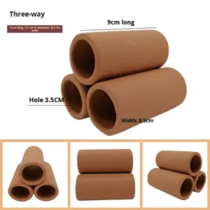 <span class=keywords><strong>D</strong></span>écoration <span class=keywords><strong>d</strong></span>'<span class=keywords><strong>aquarium</strong></span> en argile, pot en sable violet, cachette pour poissons et crevettes, trou de ponte, <span class=keywords><strong>aquarium</strong></span> pour cichlidés, nid de crevettes, aménagement paysager - Product Image 6