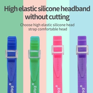 लहर बच्चों बच्चों को उच्च परिभाषा के लिए तैराकी चश्मे डाइविंग चश्मा सिलिकॉन निविड़ अंधकार तैरना काले चश्मे - Product Image 5