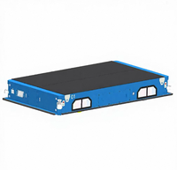 Chariot de transfert hydraulique certifié ISO de 65 tonnes, robot AGV à navigation magnétique, véhicule à guidage automatique