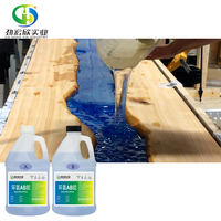 Dessus de table en résine pour table de rivière, bois, revêtement, dessus de bar, kit de comptoir en époxy résistant aux UV