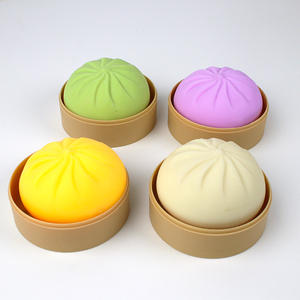 Juguete Antiestrés de Dumplings Blandos, Elásticos y Rellenos, Pequeños Bollos al Vapor, Kit de Mochi Blando para Niños, Juguete para Aliviar el Estrés - Product Image 4