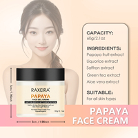 Beauté de la peau hydratant Papaye blanchissant éclaircir lissage hydratant réparation extrait de papaye crème pour le visage