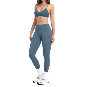 Ensemble de sport 2 pièces pour femme : Soutien-gorge de sport Y-strap et Legging, idéal pour le fitness et le yoga, anti-transpiration - Product Image 2