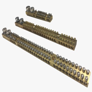 Điện đồng thau kim loại stamping Trái Đất nối chuyển đổi ổ cắm bộ phận thiết bị đầu cuối khối - Product Image 3