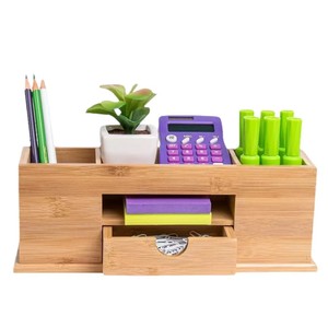 Cross-border wooden drawer-style desktop storage <b>box</b>, <b>pen</b> holder, stationery, remote control, mobile phone, miscellaneous - Product Image 2