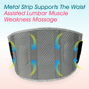 Cinturón de Calor con Vibración, Soporte Lumbar de Tracción, Cinturón Adelgazante de Cintura, Masaje Eléctrico, Cinturón de Masaje para la Espalda - Product Image 3