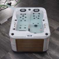 Bain à remous extérieur pour 2 personnes, jacuzzi portable, spa de massage, baignoire pour terrasse et cour, chauffage à température constante
