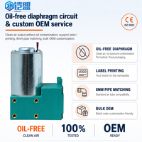 Pompe à diaphragme compacte DC KaiMeng KMDP-U1-24V 24V 12W 10L/min à faible bruit, compresseur d'air OEM pour applications médicales, esthétiques et laboratoires